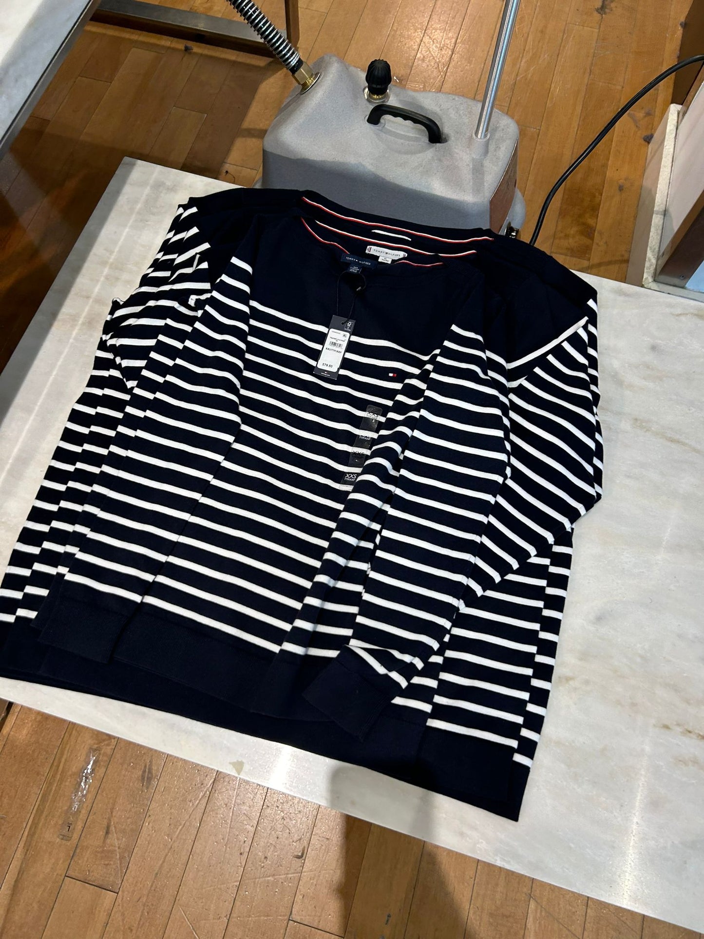 Womens' Tommy Hilfiger Stripe Boatneck Sweater