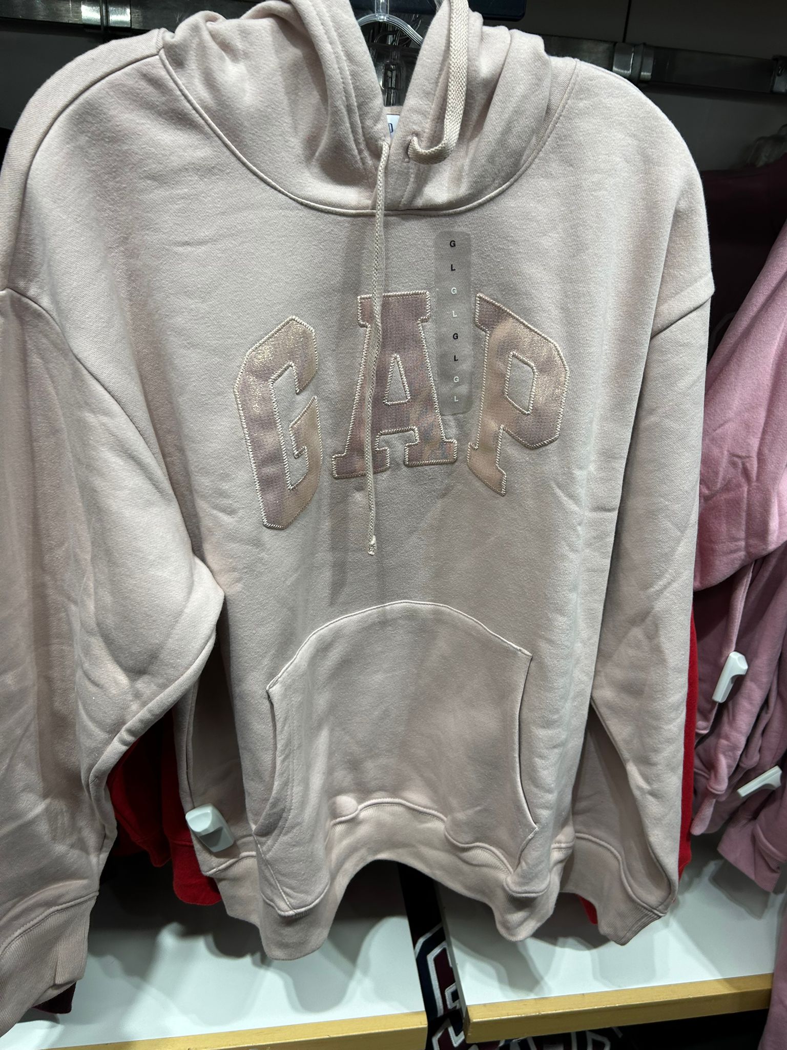 Womens' GAP Logo Hoodie BEIGE