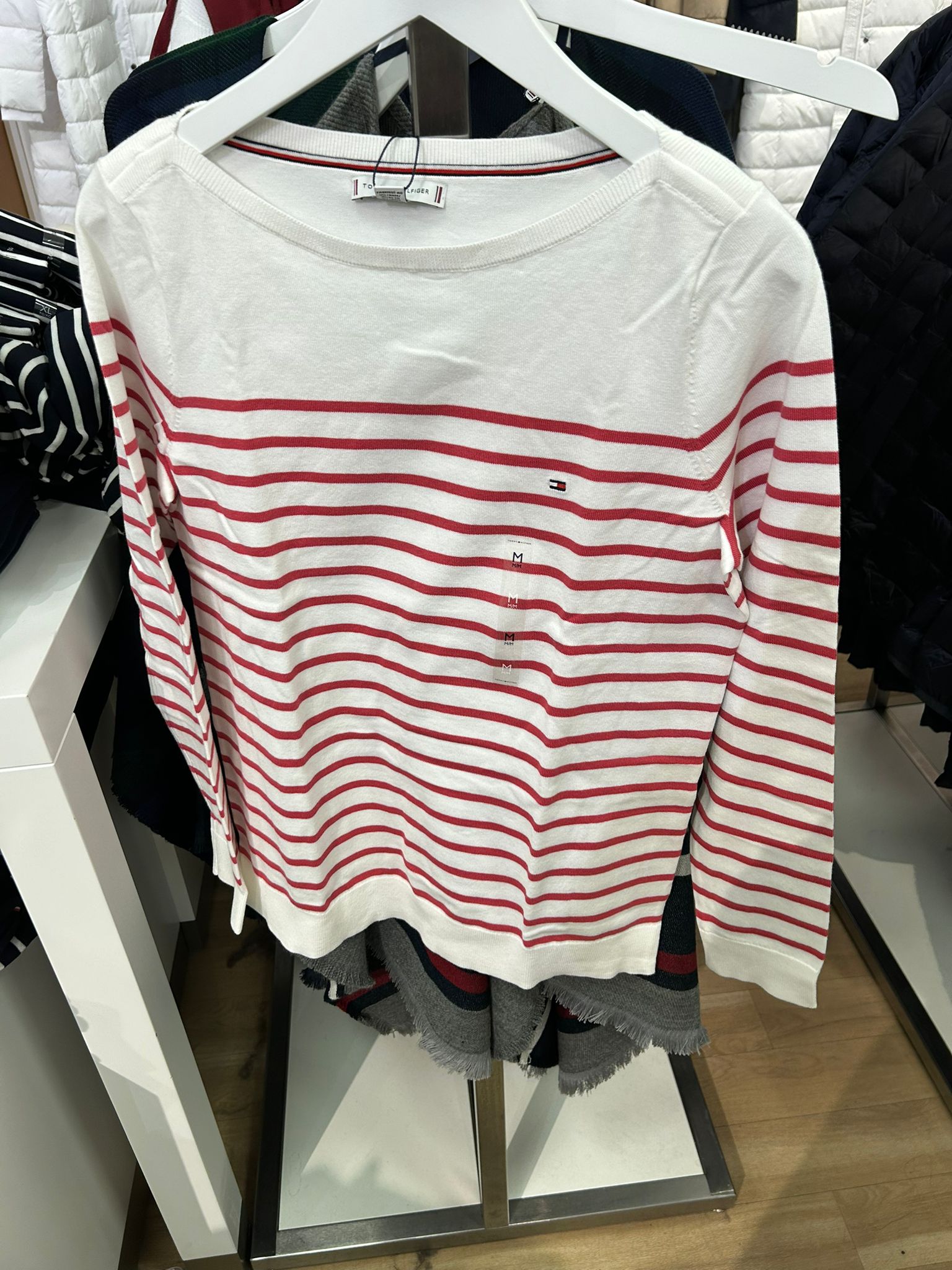 Womens' Tommy Hilfiger Stripe Boatneck Sweater