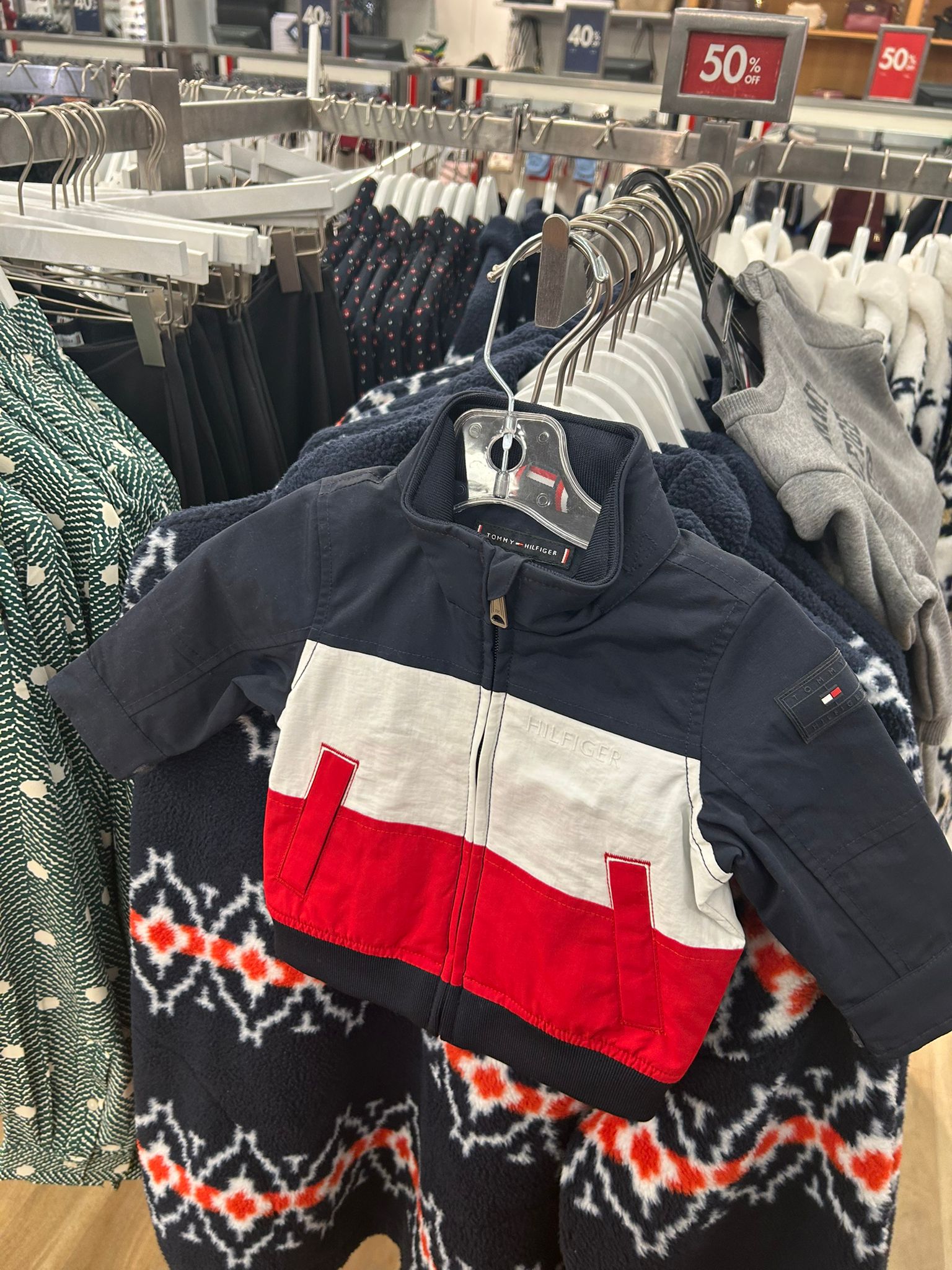 BOY Tommy  Water-Repellent Regatta Jacket Navy