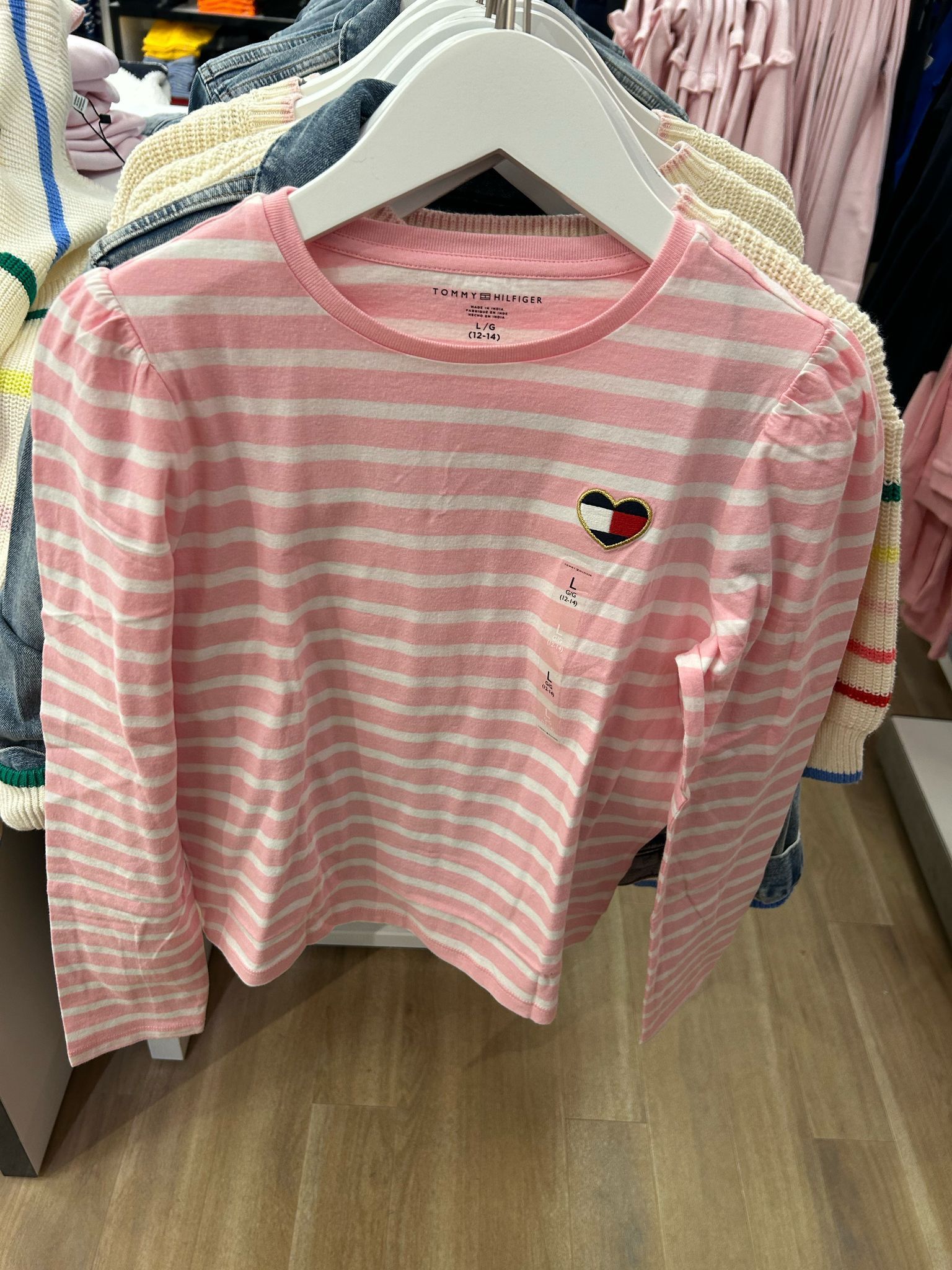 Girls' Tommy Puff-Shoulder T-Shirt