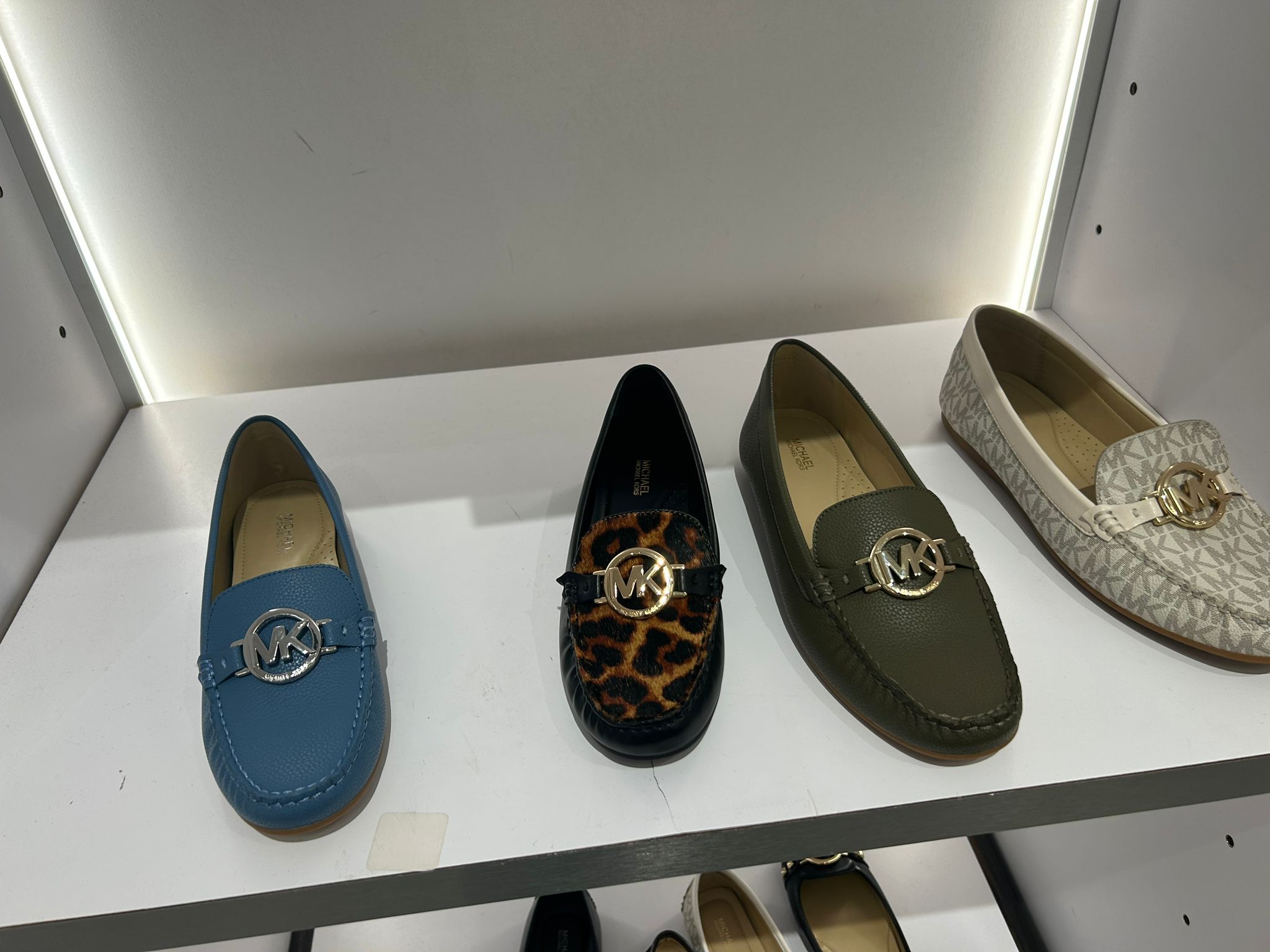 Michael Kors WOMENS' Fulton Leopard Print Calf Hair Loafer