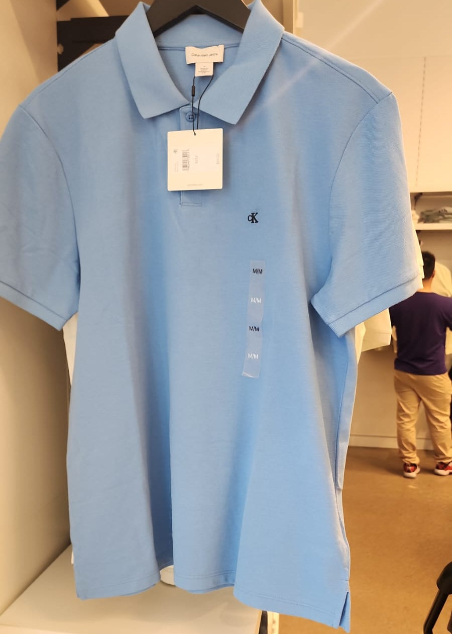 MENS' Calvin Klein Cotton Pique Classic Polo Shirt