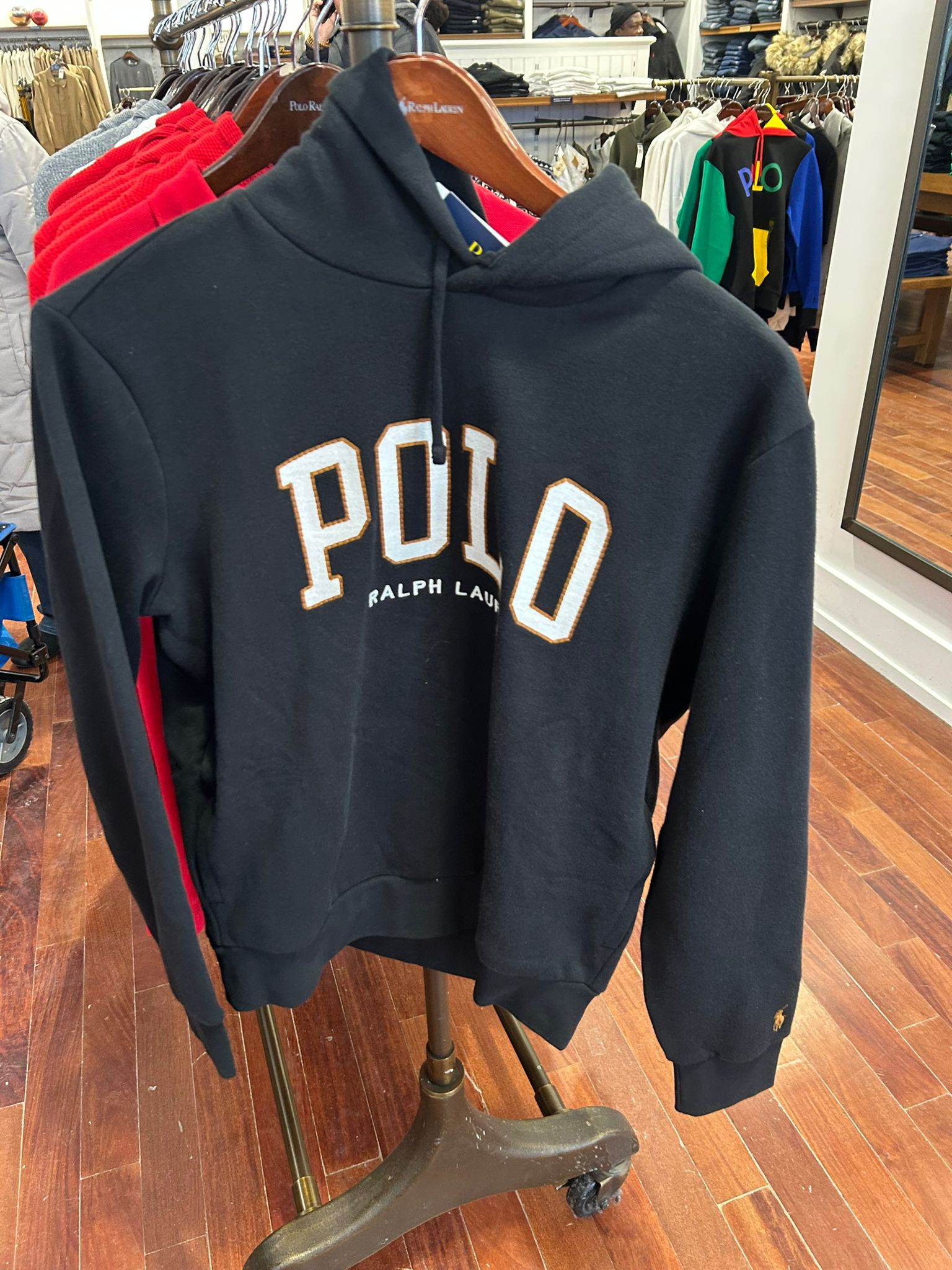 Mens'Ralph Lauren Fleece Logo Hoodie