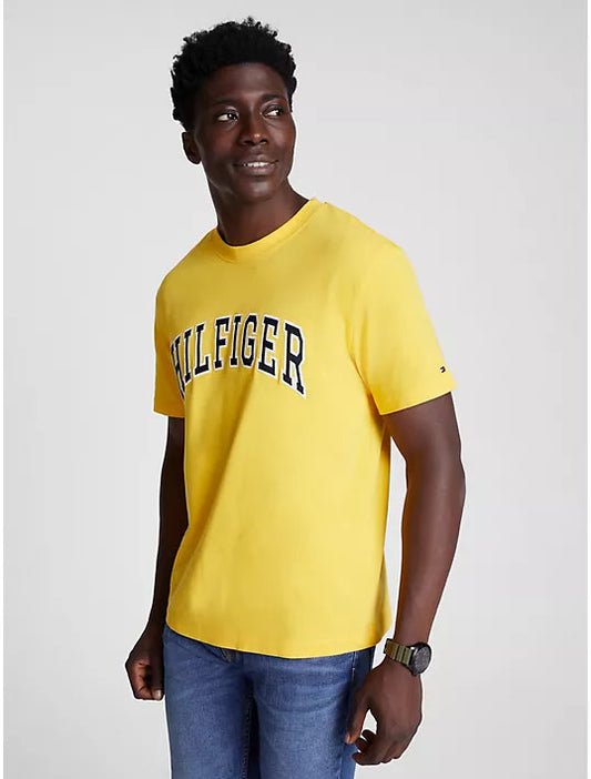 TOMMY HILFIGER MENS' HILFIGER ARCH LOGO T-SHIRT