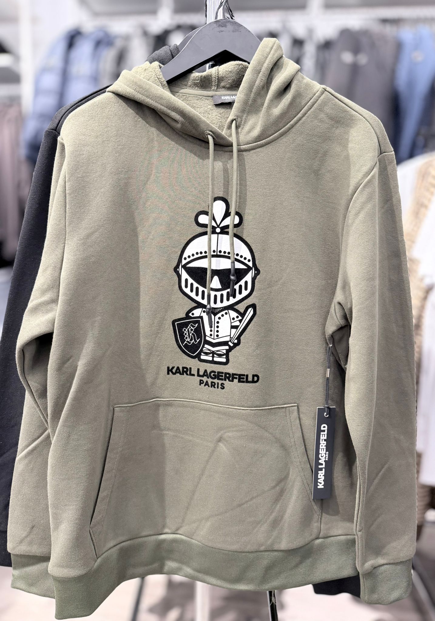 Karl Lagerfeld Paris MENS' KARL KNIGHT HOODIE
