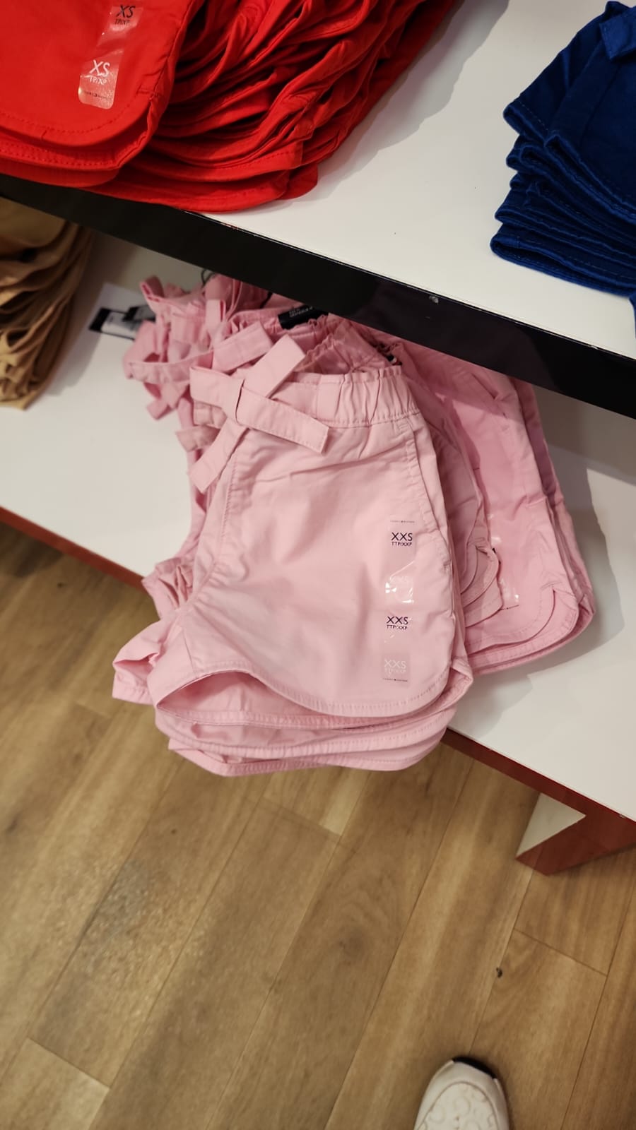 Tommy Girls' Tie-Waist Pull-On Short/ Classic Pink