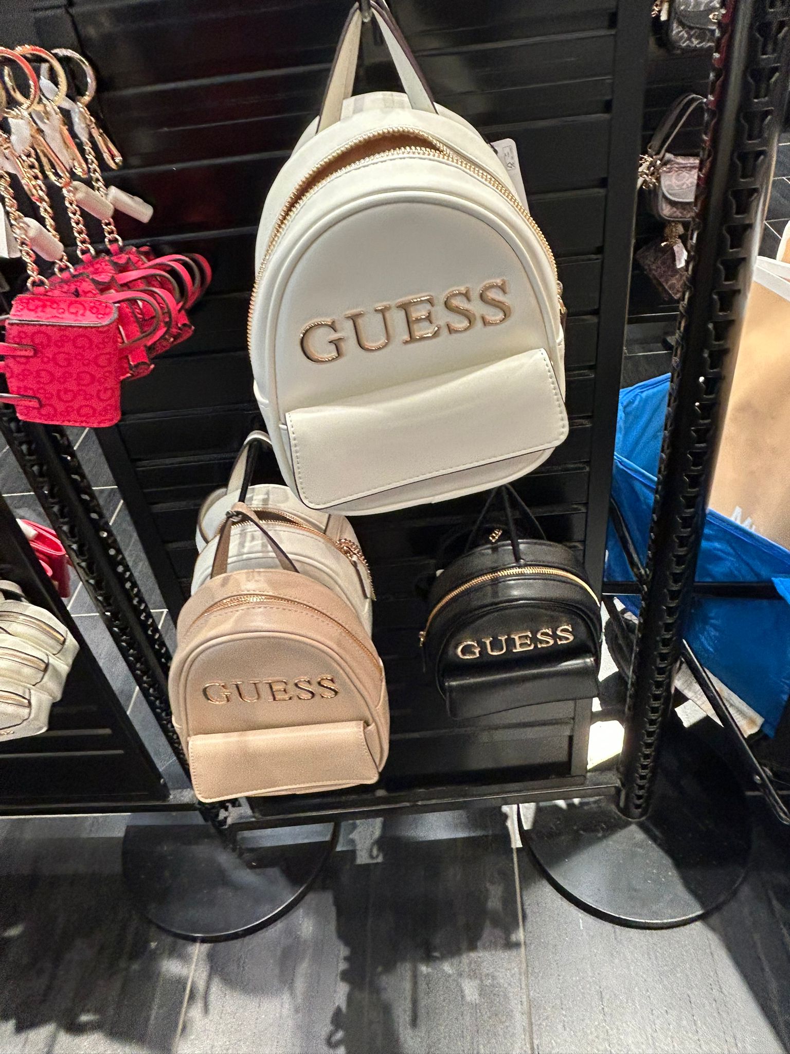 GUESS WOMENS' Galatia Mini Backpack White