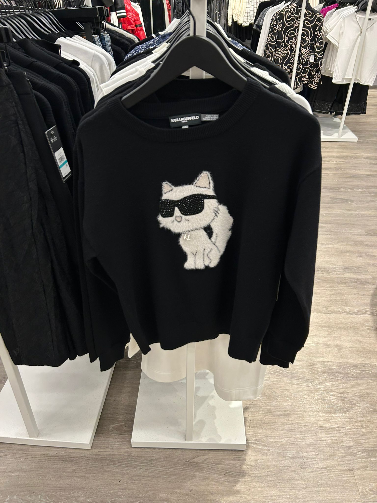 Karl Lagerfeld Paris Women's CHOUPETTE SWEATER