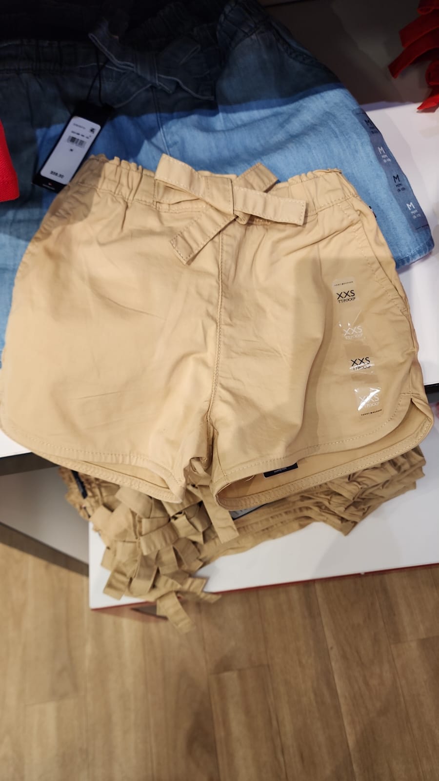 Tommy Girls' Tie-Waist Pull-On Short/Harvest Wheat