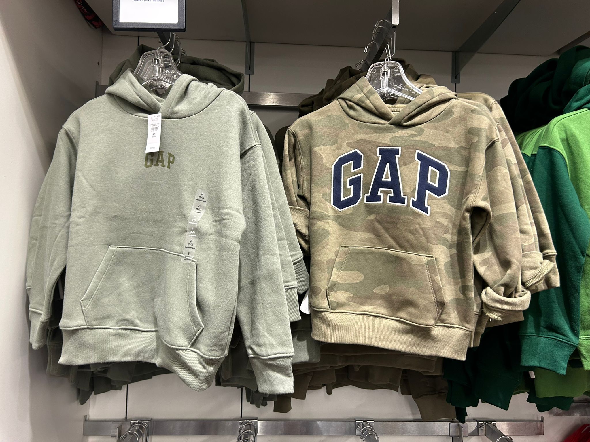 GapBoys Relaxed Gap Logo Camo Hoodie