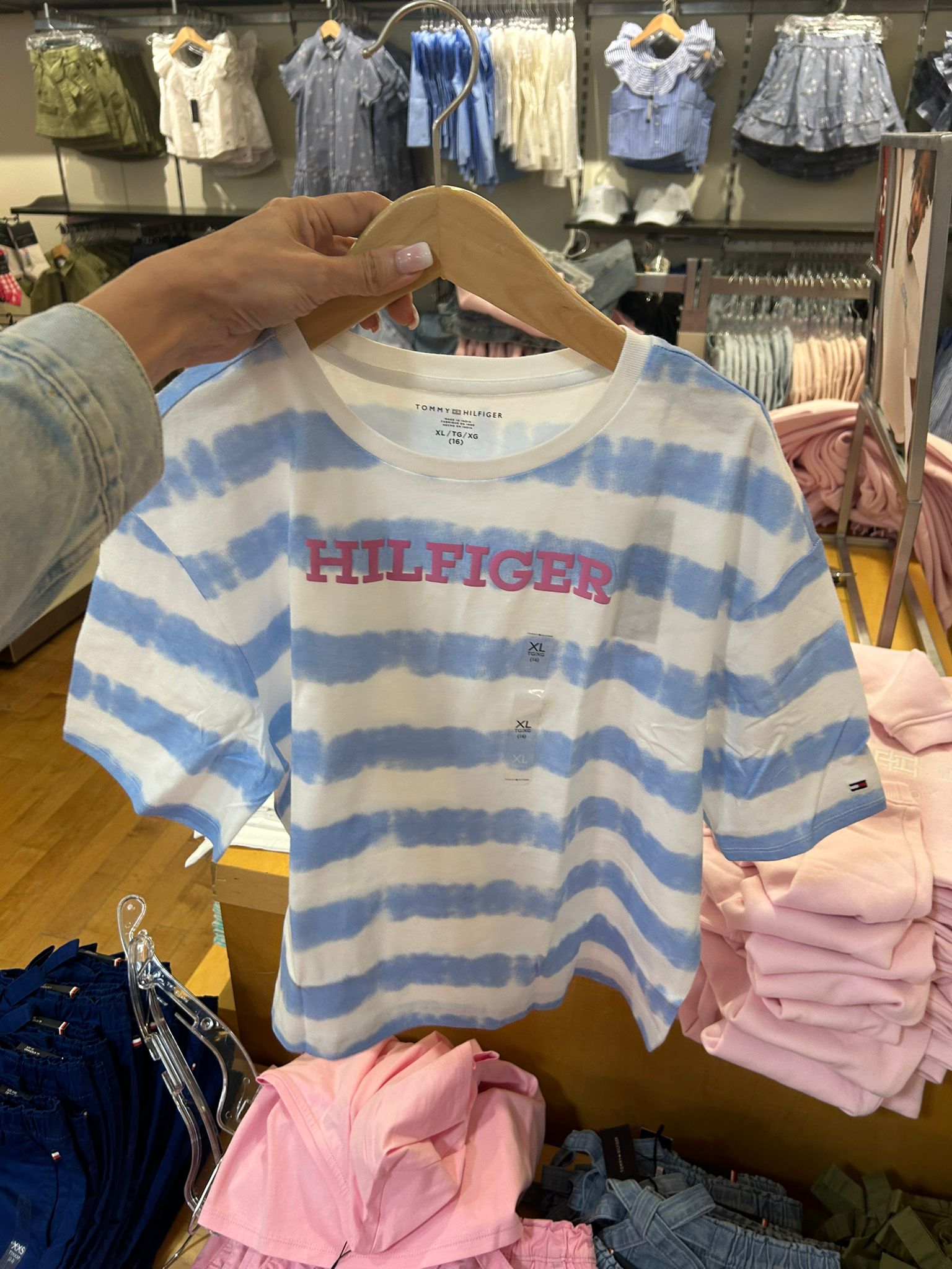 Girls' Tie-Dye Stripe T-Shirt