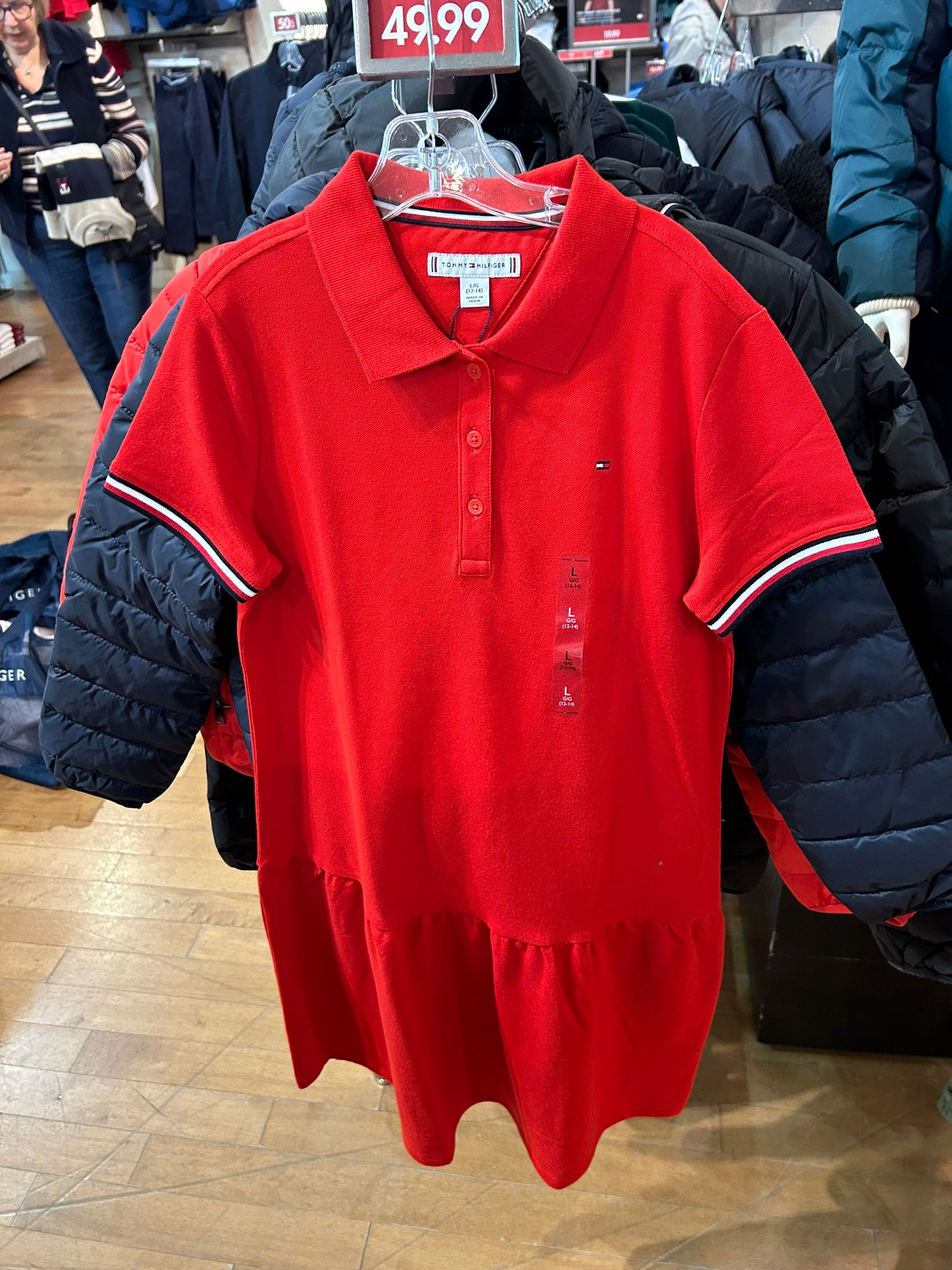 TOMMY HILFIGER  Girls 8-16 Essential Polo Dress