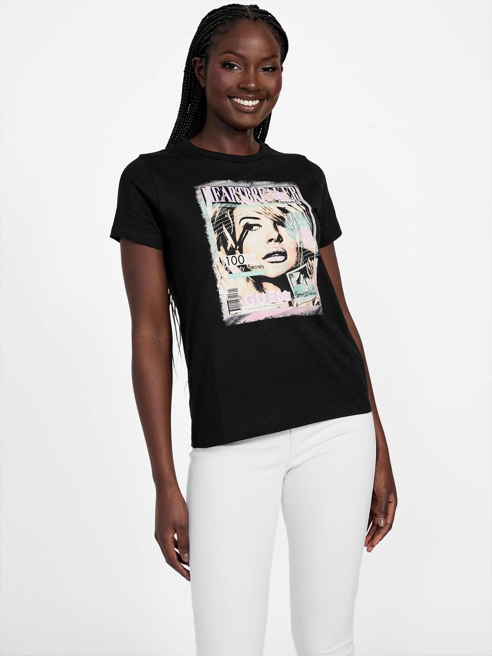 Guess Womens' Eco Heartbreaker Tee