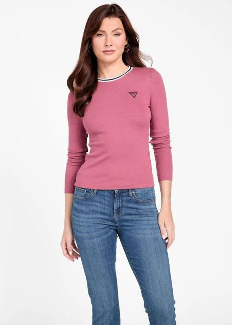 WOMENS' GUESS Teddy Crewneck Top