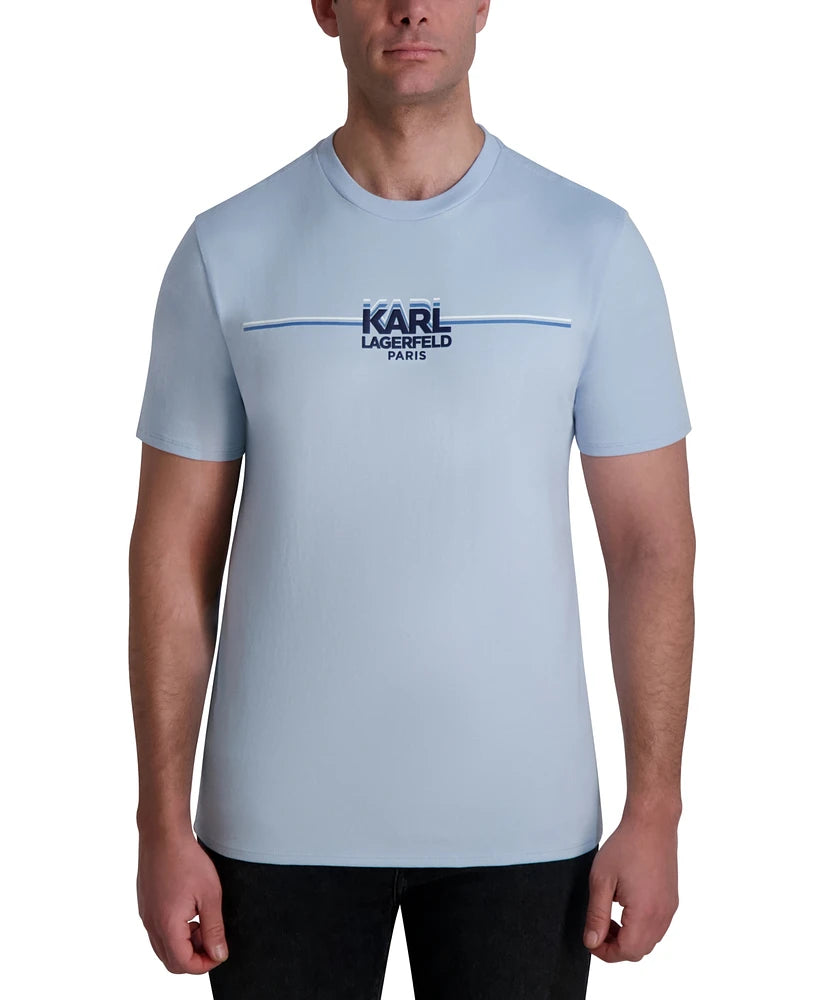 MENS' KARL LAGERFELD Paris RACE STRIPE TEE