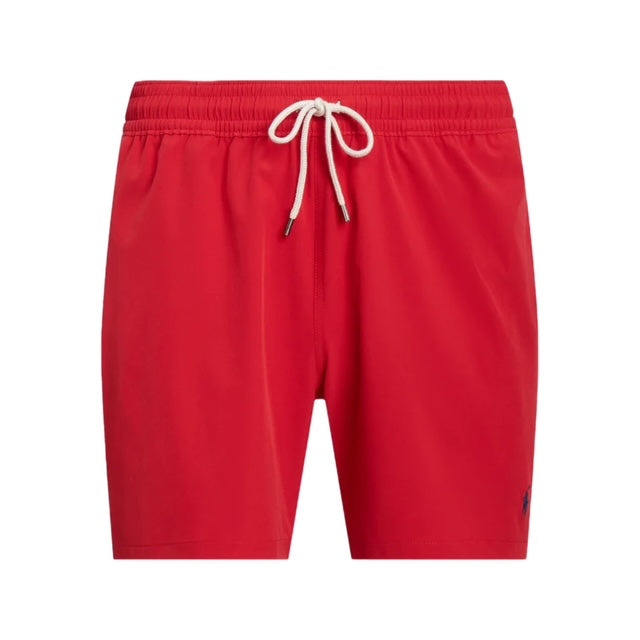 POLO Men's Traveller Swim Trunk-Red