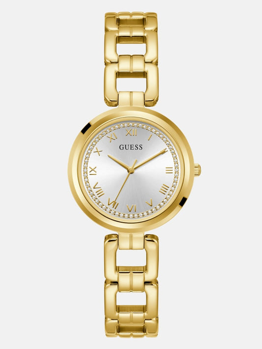 Women's Guess Gold-Tone Analog Watch