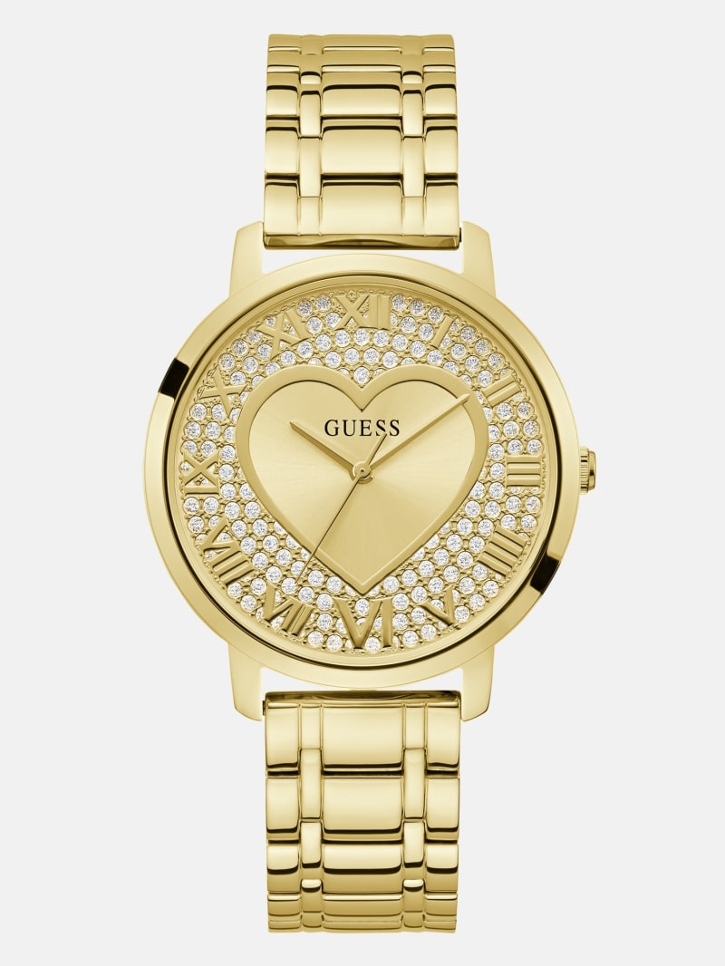 Women's Guess Gold-Tone Analog Watch