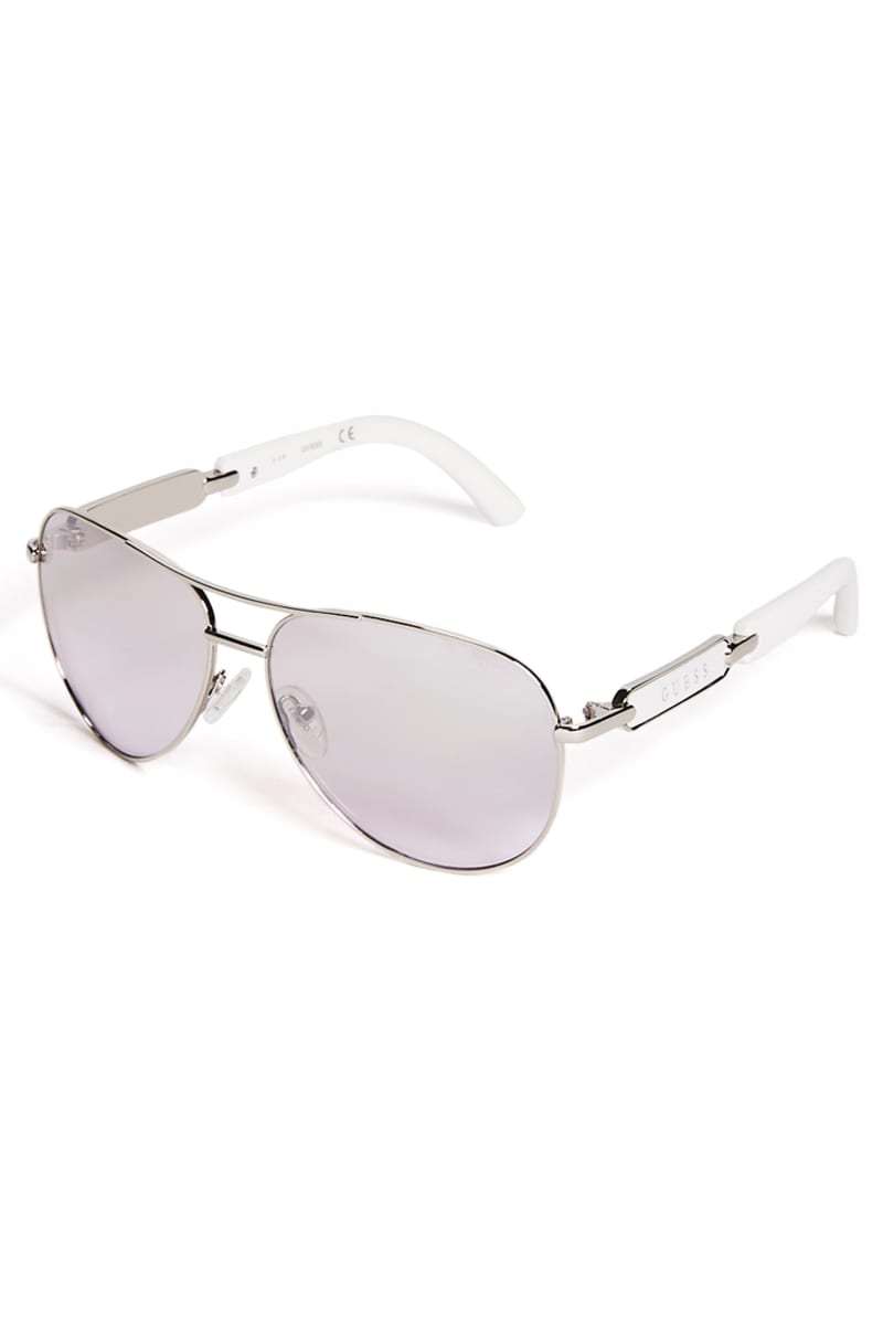 Womens' Guess Classic Aviator Sunglasses