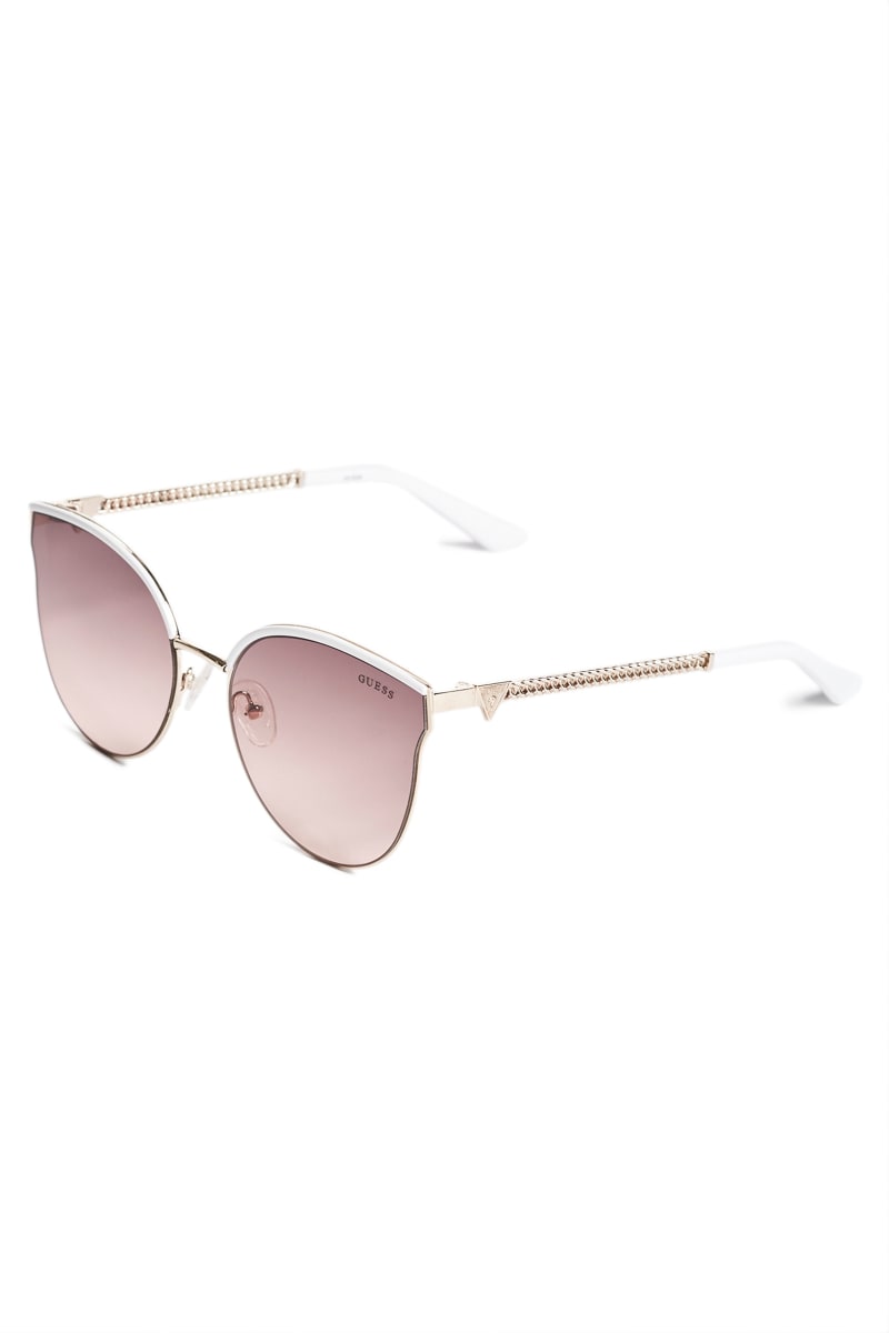 Womens' Guess Brow Bar Tinted Sunglasses