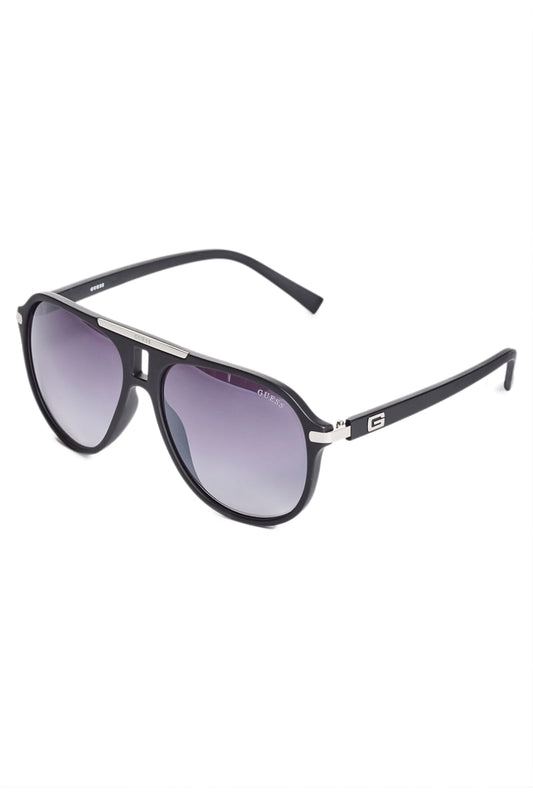 Mens' Guess Logo Matte Aviator Sunglasses