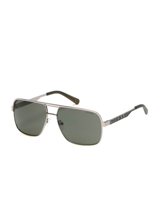 Mens' Guess Metal Navigator Sunglasses