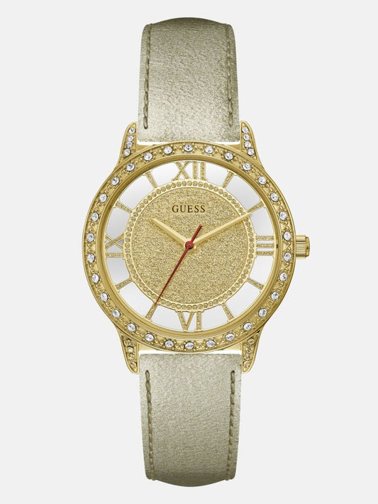 Women's Guess Gold-Tone Analog Watch