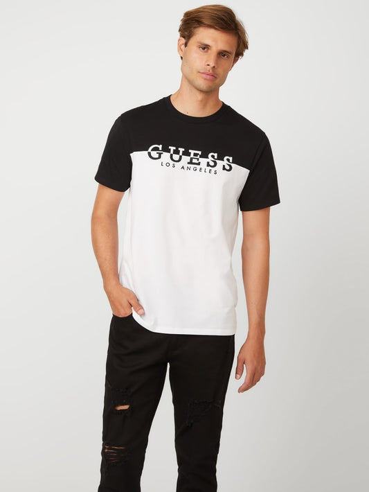 GUESS Davion Logo Crewneck Tee MEN - Black