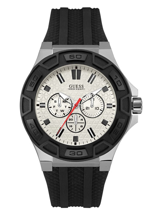 Mens' Guess Black Multifunction Watch