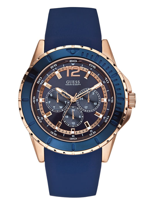 Mens' Guess Blue-Tone Sport Watch