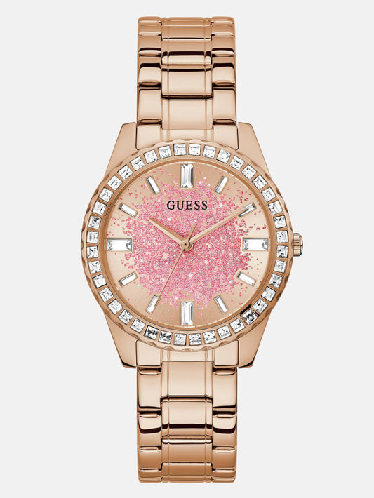 Women's Guess Rose Gold-Tone Analog Watch