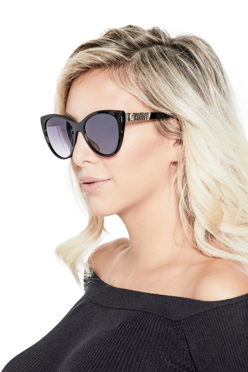 Womens' Guess Plastic Cat-Eye Sunglasses