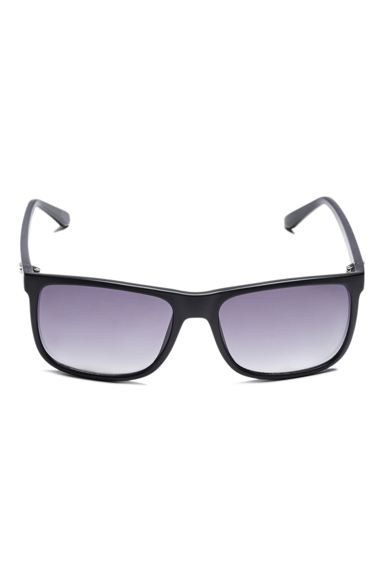 Mens' Guess Matte Plastic Square Sunglasses