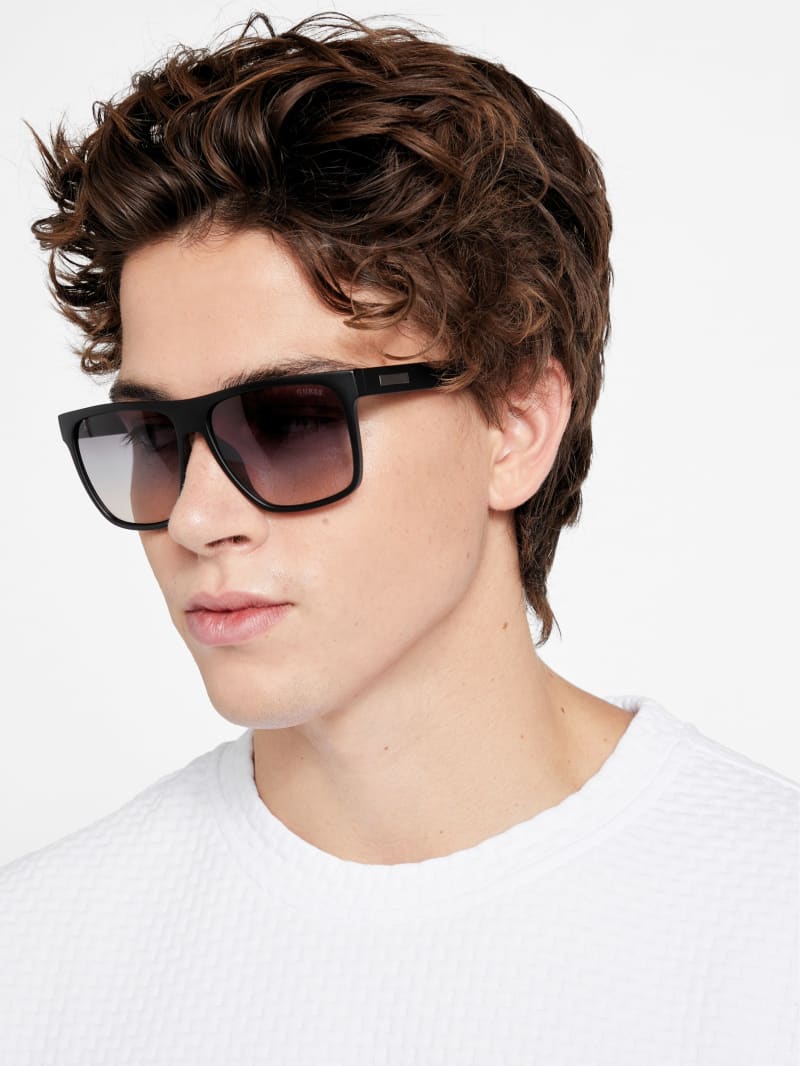 Mens' Guess Oversized Square Sunglasses