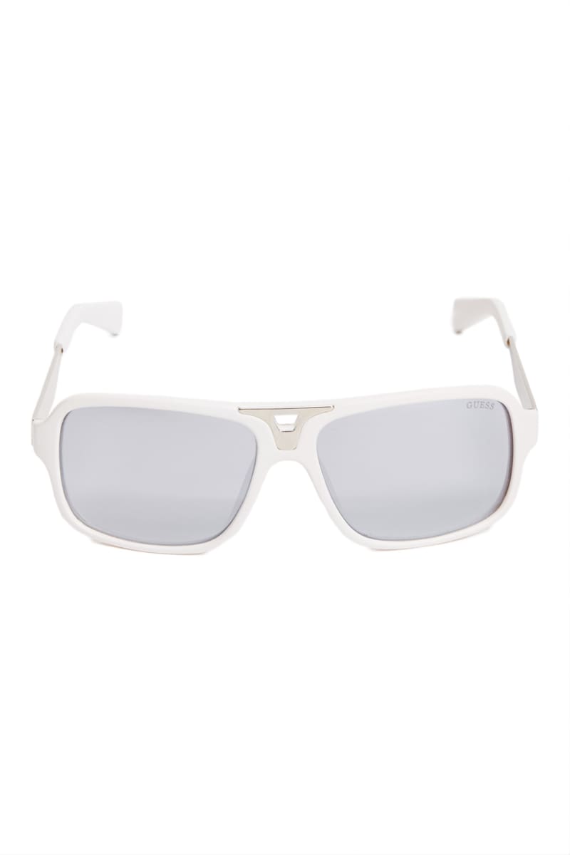 Mens' Guess Plastic Navigator Sunglasses