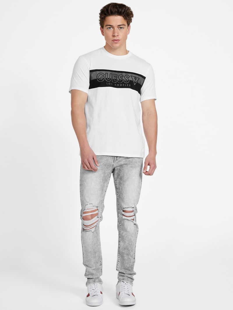 GUESS Ardan Logo MEN Tee - White