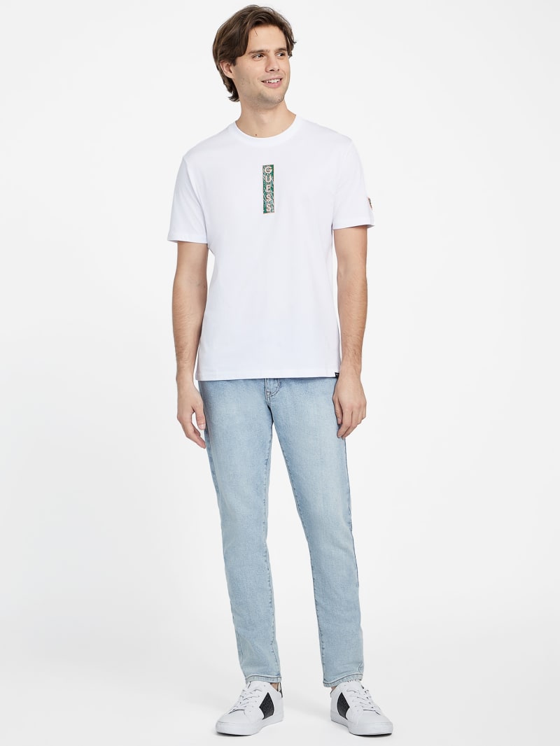 GUESS Ghom Logo MEN Tee - White