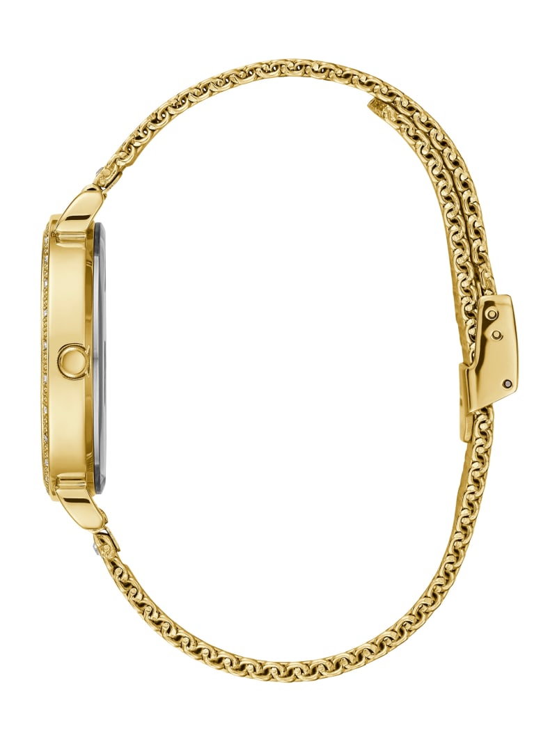 Women's Guess Jewel Gold-Tone Watch