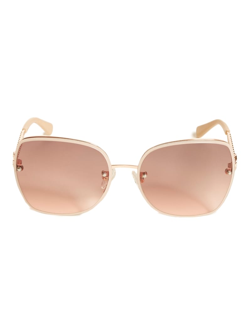 Womens' Guess Logo Chain Sunglasses