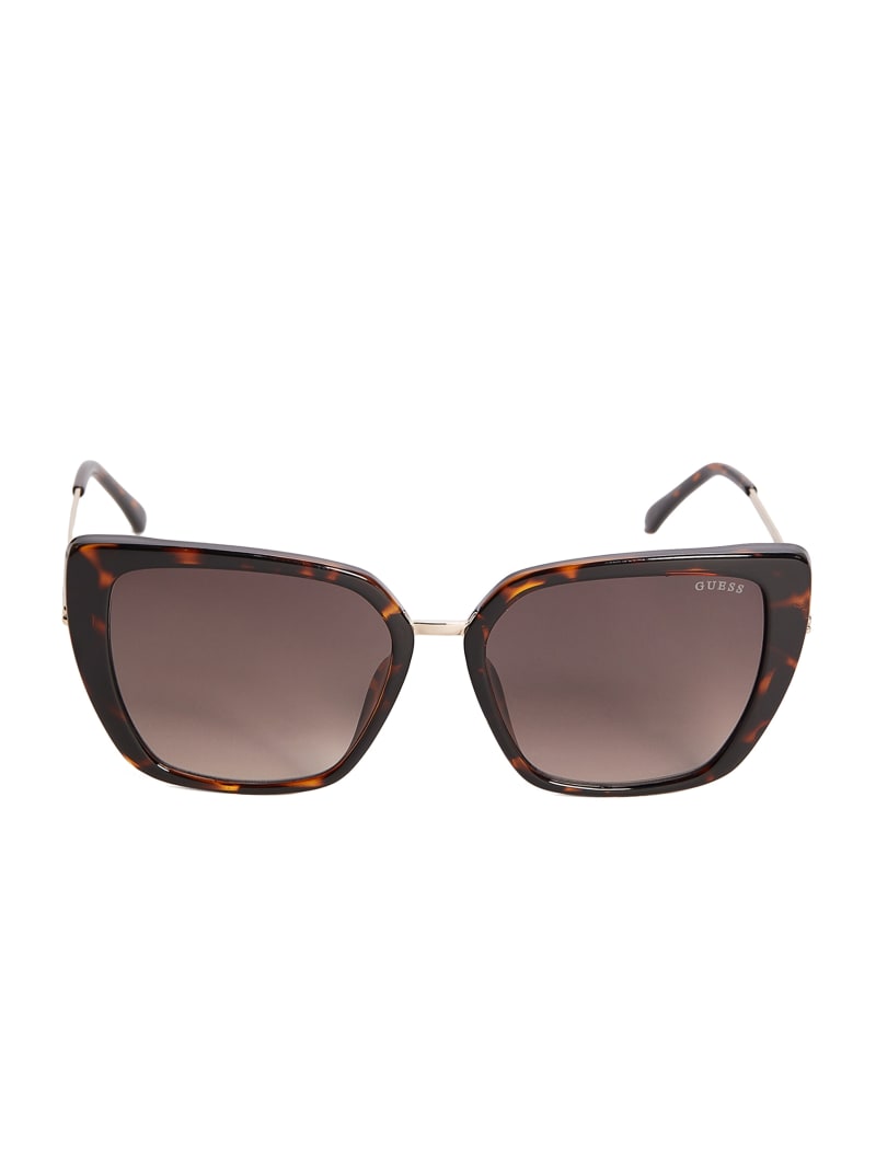 Womens' Guess Metal and Plastic Cat-Eye Sunglasses