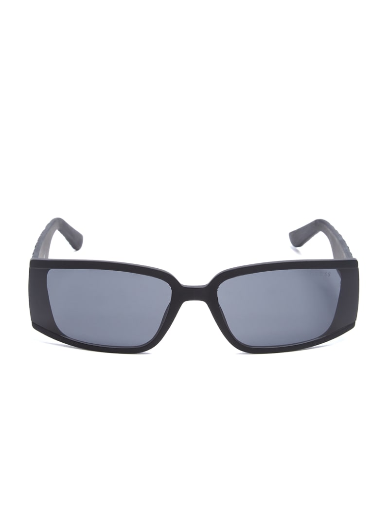 Mens' Guess Rectangle Monogram Sunglasses