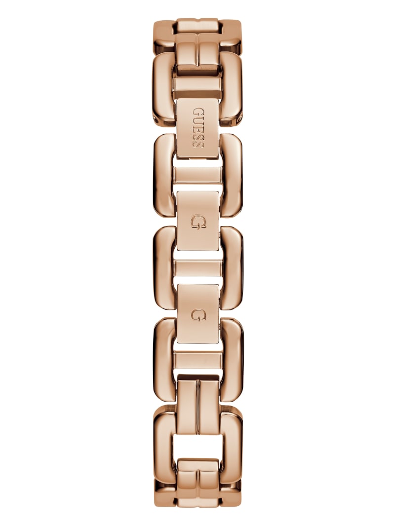 Women's Guess Rose Gold-Tone Round Analog Watch