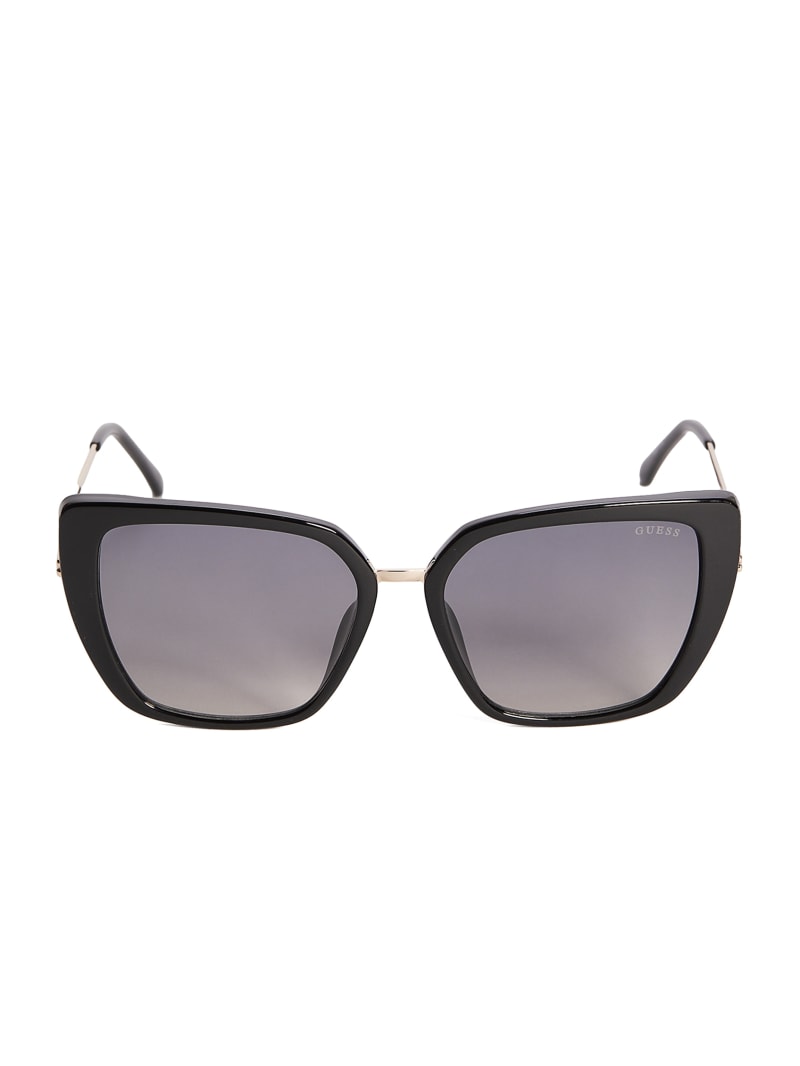 Womens' Guess Metal and Plastic Cat-Eye Sunglasses