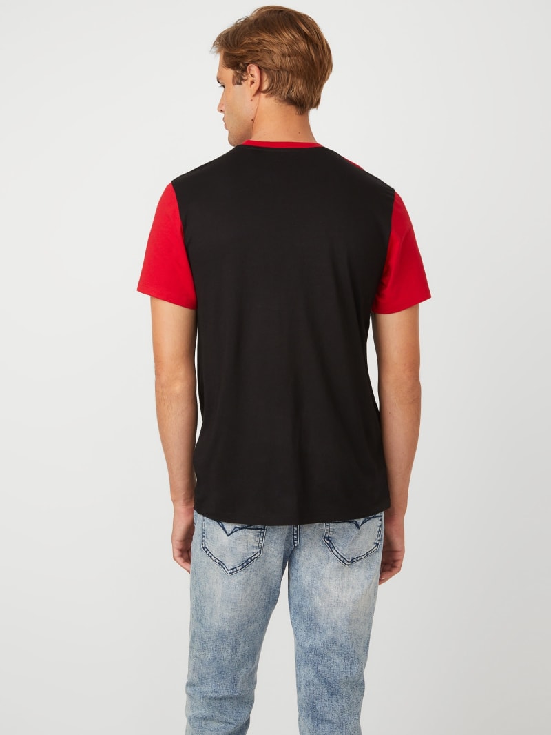 GUESS Davion Logo Crewneck Tee MEN - Red