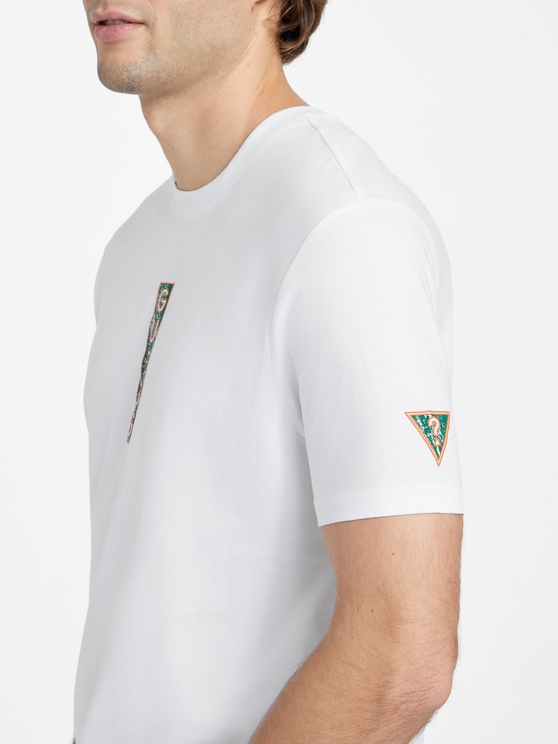 GUESS Ghom Logo MEN Tee - White