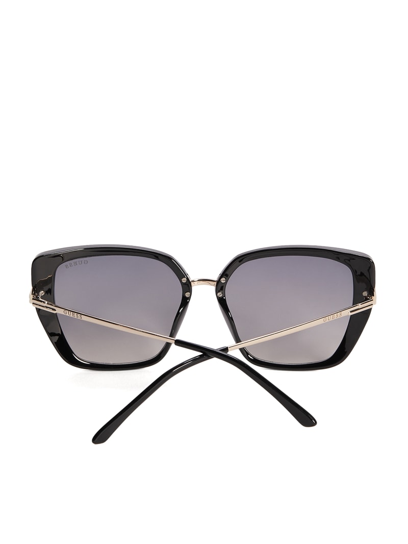 Womens' Guess Metal and Plastic Cat-Eye Sunglasses