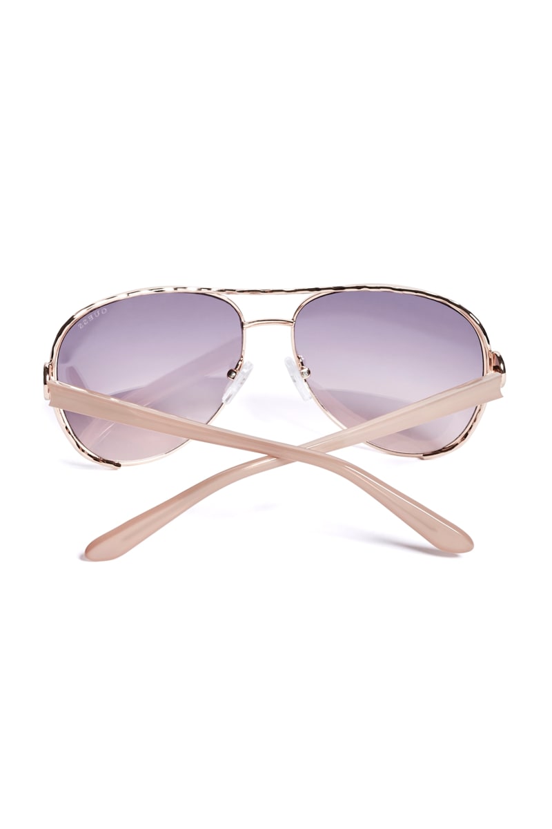 Womens' Guess Tinted Aviator Sunglasses