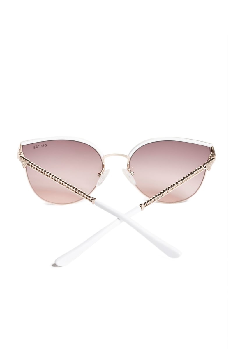 Womens' Guess Brow Bar Tinted Sunglasses