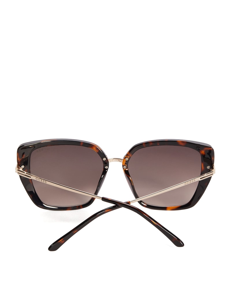 Womens' Guess Metal and Plastic Cat-Eye Sunglasses